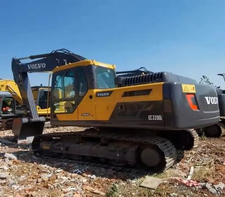 Original Volvo EC220DL 22 Ton Excavator Digunakan Crawler Excavator Kondisi baik