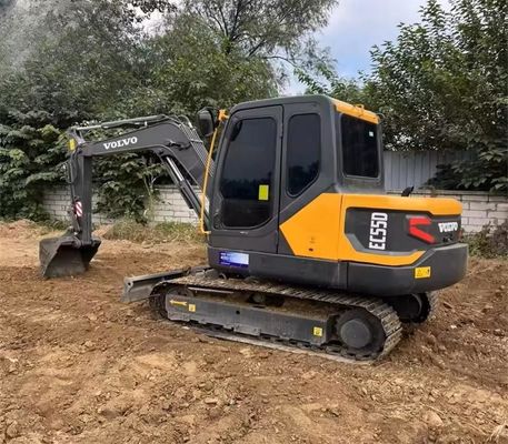 digunakan Volvo EC55D Excavator Mini Bulldozer 5 Ton Hydraulic Excavator Dijual