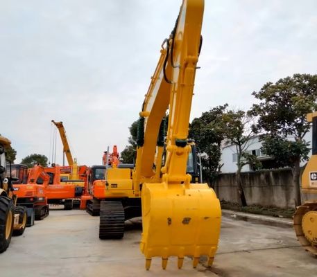 Komatsu Excavator bekas 2840mm Track Kuning Excavator bekas PC200-8
