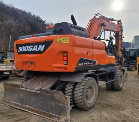 Original Korea Digunakan Doosan DH140W Dengan Kondisi Baik Excavator Roda