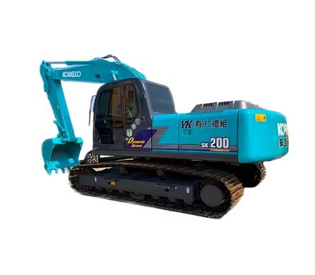 Tahun 2015 20600kg Biru Kedua - Hand Kobelco Excavators Sk200 dengan Hino Hino J05E Model mesin