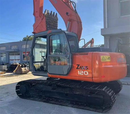 Jepang Diimpor Hitachi120 Excavator Asli digunakan Hitachi ZX120 Digger untuk Dijual