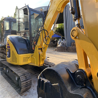 Komatsu PC55 Excavator Original Pabrik 5 Ton Komatsu Digger Kecil Dipakai