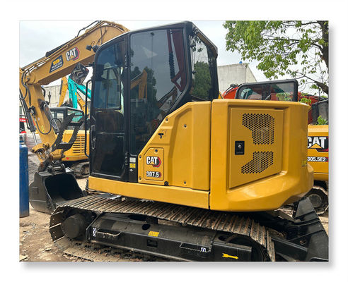 Digunakan ulat asli 7.5 TON Mini CAT 307.5 Crawler Excavator untuk dijual panas