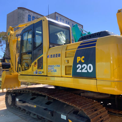 Digunakan Jepang KOMATSU PC220-8 Komatsu 20 Ton Excavator 6920mm Jero Penggalian