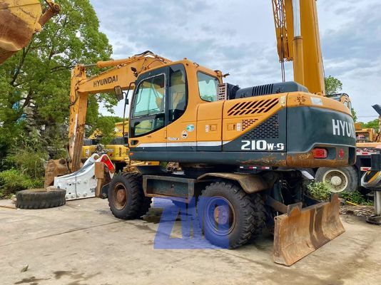 HYUNDAI Original HYUNDAI 210W-9 Excavator Beroda 21Ton Peralatan Konstruksi Tugas Berat