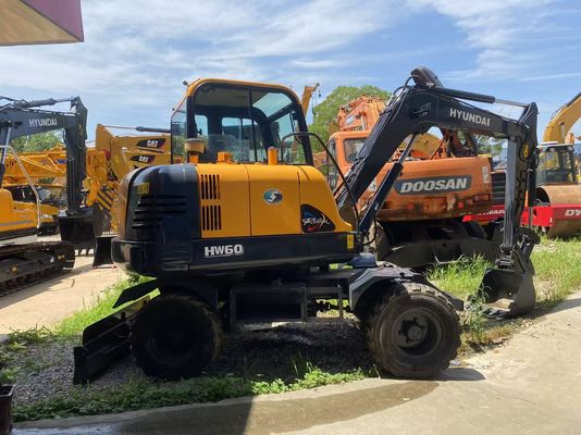Ekskavator Roda Merek Harga Rendah Hyundai 60  Penggali 6 Ton Ekskavator Bekas