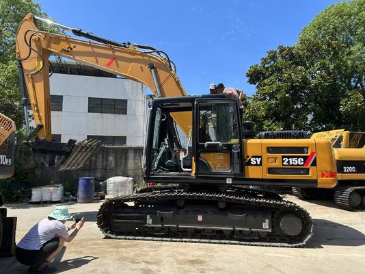 Ekskavator Perayap Hidraulik Sany SY215C Bekas dalam Kondisi Sangat Baik
