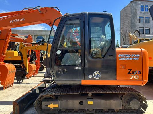Ekskavator Mini Jepang HITACHI ZX70 Bekas 7 Ton Zaxis 70 dengan Mesin Isuzu Tipe Pergerakan Crawler