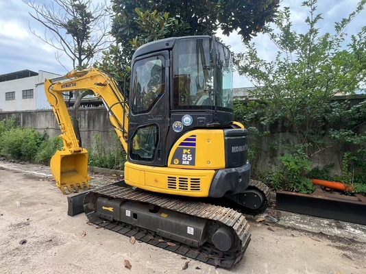 Bekas Mini 5.5 Ton Asli untuk Komatsu PC55 Excavator Kecil Jepang dengan Komponen Inti Mesin Motor Pompa