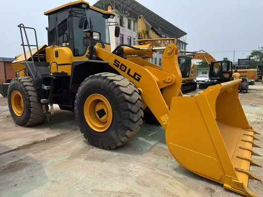 SDLG 956 Wheel Loader buatan Cina dengan komponen inti mesin dan pompa Front End Loader LG956L untuk dijual