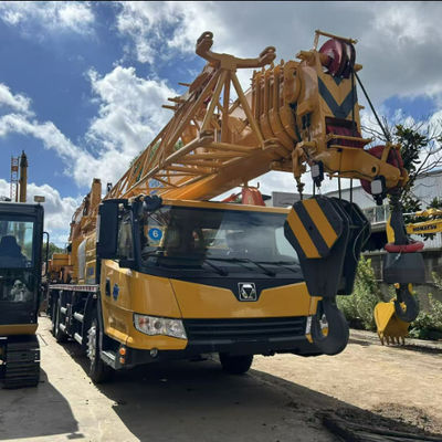 Telescopic Boom Hidrolik Mobil Truk bekas Crane untuk dijual Pabrik Otorisasi Harga Baik 25 Ton Truk Tinggi Angkat 48,5m