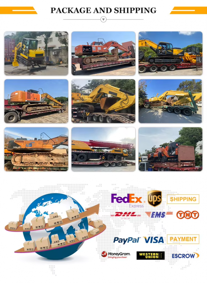 Caterpillar 325B 325BL Digunakan Excavator Cat 325BL 325D 325DL 325D2 Excavator Dengan Mesin Kuat 6