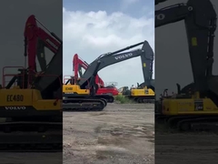 Ekskavator Rantai Volvo EC480DL Asli | Kelas Pertambangan 48 Ton | Efisiensi Tinggi & Konsumsi Bahan Bakar Rendah